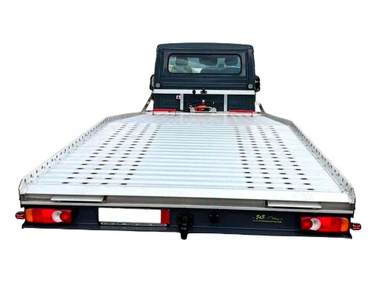 Fiat Ducato Heavy 180 autotransportér XXL – plošina zezadu